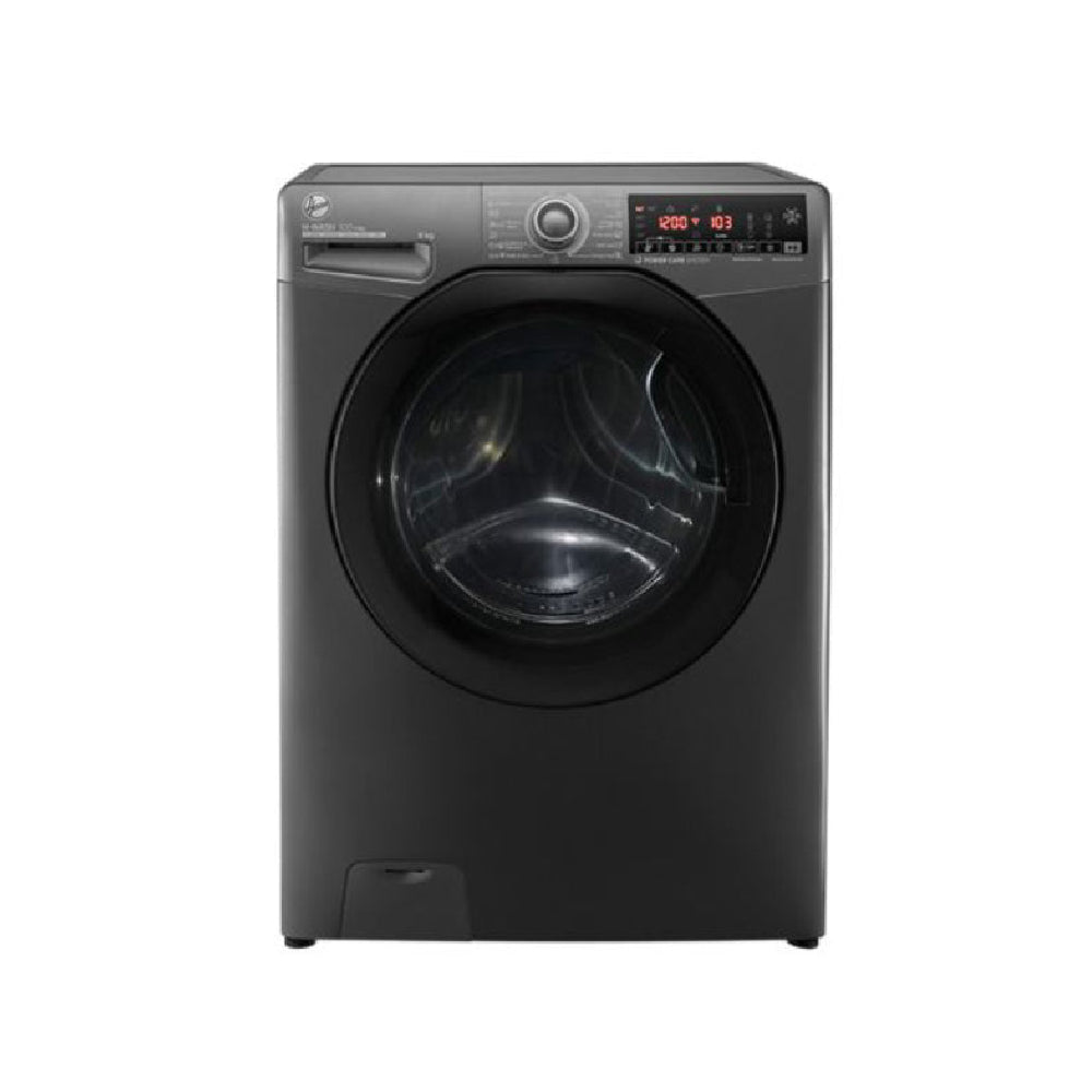 Hoover Washing Machine Front Loading 8 Kg Inverter Silver H3WS38TAMF7R-ELA. Hoover Washing Machine Front Loading 8 Kg Inverter Silver H3WS38TAMF7R-ELA.